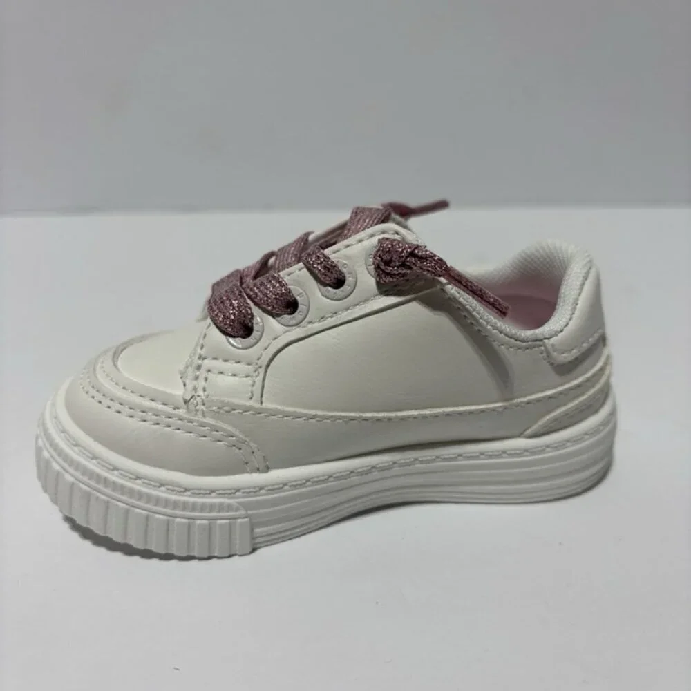 Blowfish Malibu Toddlers’ Aurora White Sneakers, Size 5 M